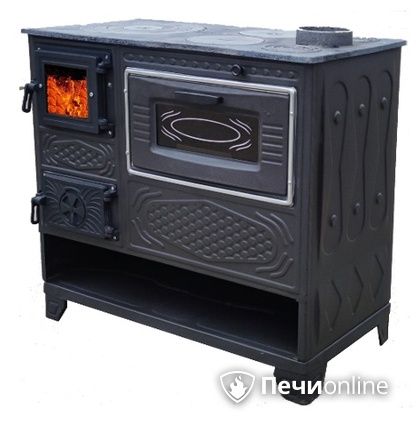 Отопительно-варочная печь МастерПечь ПВ-05С с духовым шкафом, 8.5 кВт в Казани